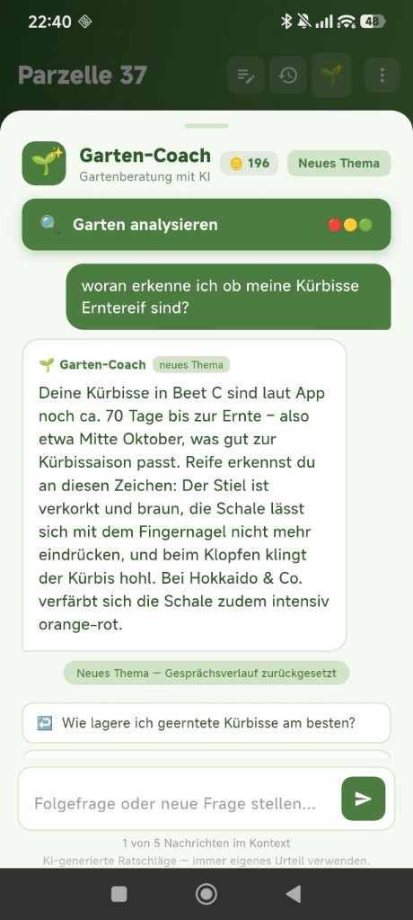 Garten-Coach beantwortet die Frage, woran reife Kürbisse zu erkennen sind